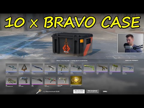 OTWORZYŁEM 10 BRAVO CASE w CS2 vs na csgoskins! | Mervo