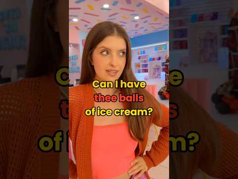 Ordering ice cream in English 🇺🇸🇬🇧 #englishteacher #englishlanguage