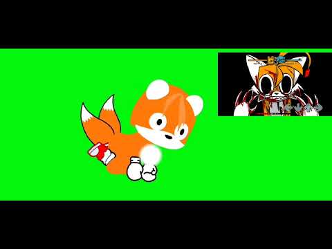 soulless Tails doll green screens (gacha) (fnaf bonnie)