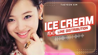 Ice Cream (아이스크림)  - f(x) (에프엑스) | Line Distribution