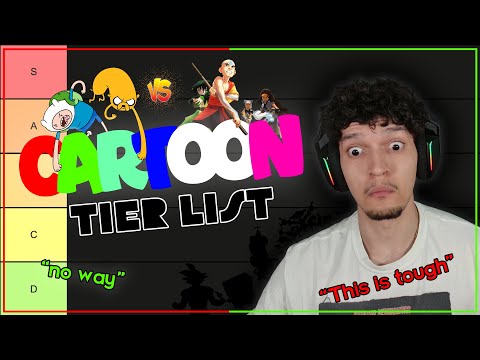Childhood Cartoon Tierlist W/ THE BOYS!