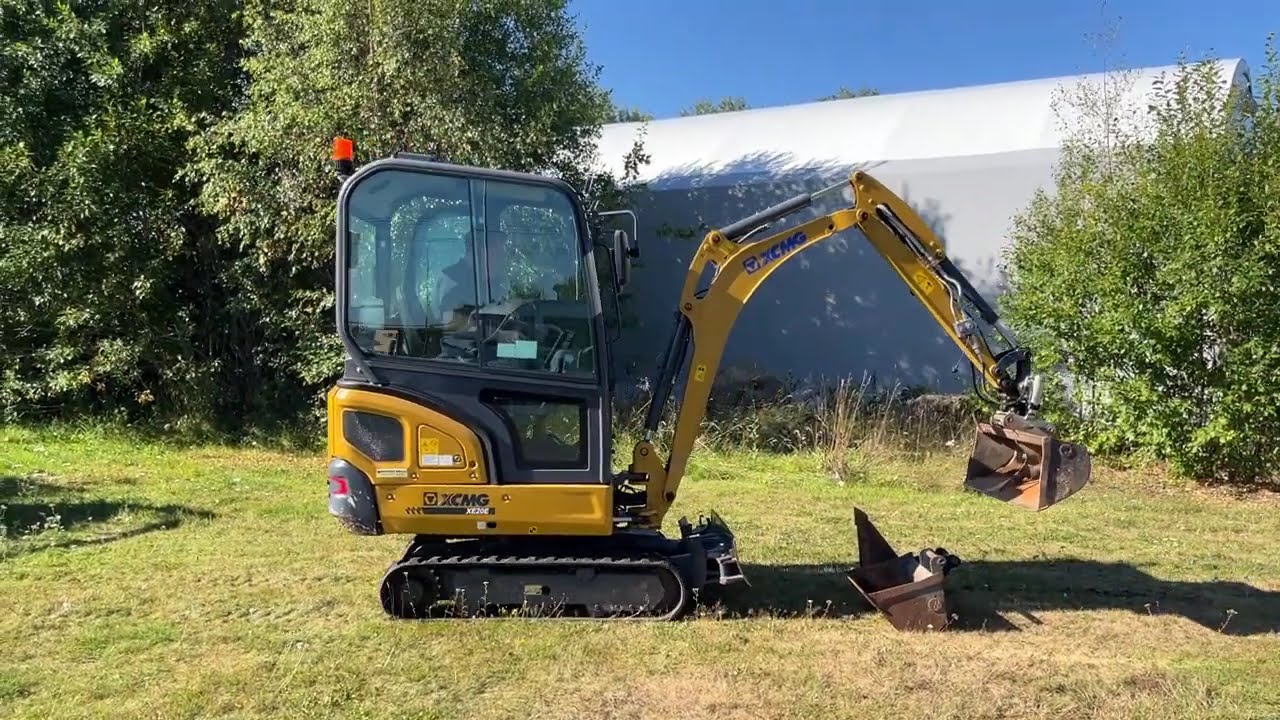 Presentationsvideoklipp: XCMG XE 20E Minigrävare ( 273 h ) -  - gul - 2022