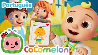Cabeça, ombro, joelho e pé | CoComelon Brasil | Músicas Infantis e Desenhos em Português