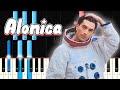 LANY -  Alonica  PIANO TUTORIAL EASY Instrumental Karaoke Lyric