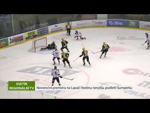 VSETÍN: Novoroční premiéra na Lapači Vsetínu nevyšla, podlehl Šumperku