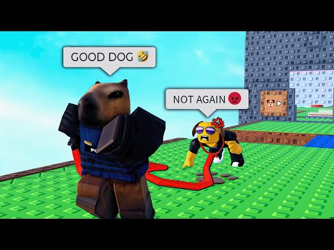 Dog Walk ROBLOX FUNNY MOMENTS (2 Player Obby)
