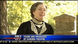 Woman gives thrilling ghost tour of Lawrenceville, Georgia