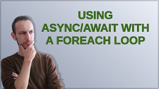 Using async/await with a forEach loop