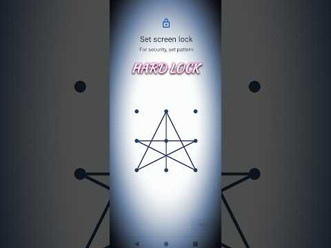 Hard Lock 🔒🔐 😱 Pattern Locks | Raj Pattern Artist #shorts #patternlock #newlock #hardlocke