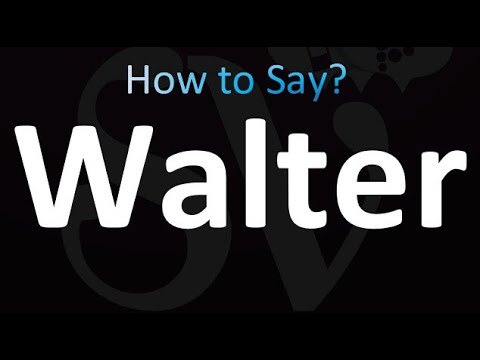 How to Pronounce Walter (correctly!)