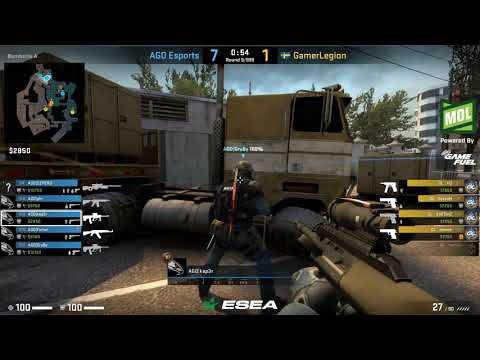 ESEA MDL SEASON 31 EUROPE GAMERLEGION VS AGO | OVERPASS | CSGO 2019