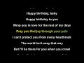 Kygo - Happy Birthday (ft. John Legend) (Karaoke version) (made by René Maréchal)