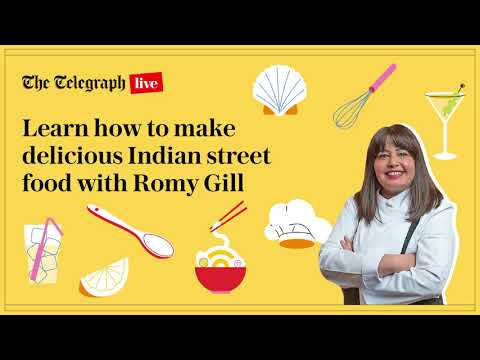 Cookalong with Romy Gill: Vegetable pakoras with fresh parsley and walnut chutney