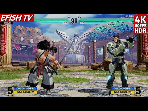 Haohmaru vs Maxima (Hardest AI) - KOF XV