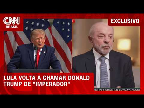 À CNN, Lula volta a chamar Trump de “imperador” e defende multilateralismo | CNN 360°
