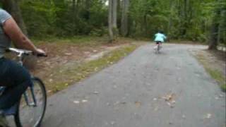 preview picture of video 'Biking the Dismal Swamp Trail'