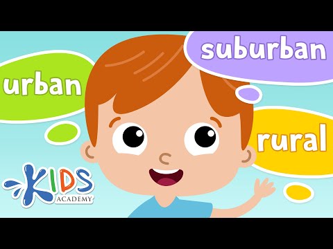 Urban, Suburban and Rural Communities | Social Community & Neighborhood for Grade 2 | Kids Academy