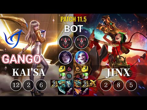 CGA Gango Kai'Sa vs Jinx Bot - KR Patch 11.5
