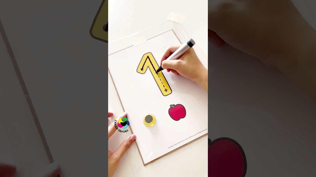 Kids Activity 🧩 | Caterpillar Number Tracing #printables #chanafavors #kidsactivities #numbers