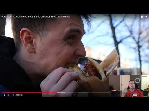 BAKINA REAKCIJA NA VIDEO GDE CHODA TESTIRA NJEGOVU HRANU