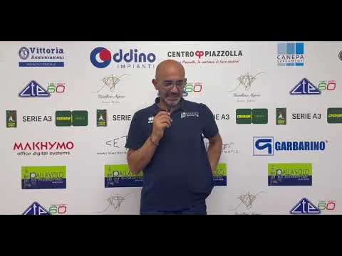 Coach Michele Totire dopo l'allenamento congiunto con Savigliano 