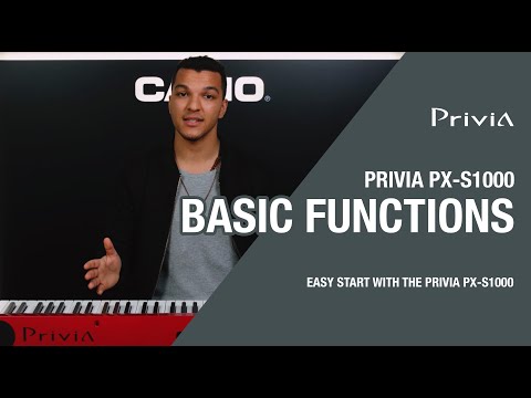 Privia PX-S1000 - basic functions