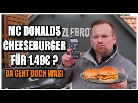 BEST CHEESEBURGER for €1.49??? We grill the McDonald's cheeseburger in delicious style!