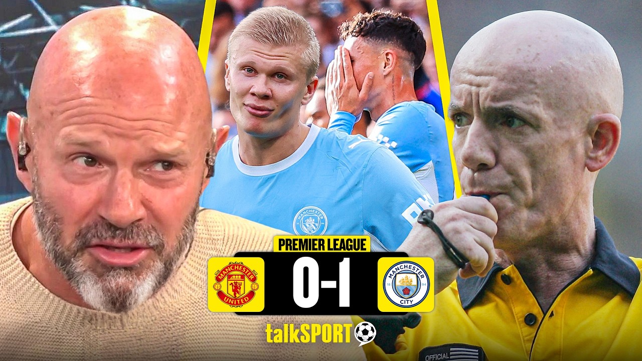 Danny Mills GRILLS ex-Premier League referee on CONTROVERSIAL Erling Haaland & Phil Foden decisions!
