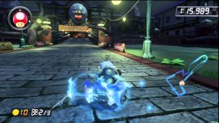 [MK8 WR] Twisted Mansion - 1:55.087 - Tyler (LIVE VS GHOST)