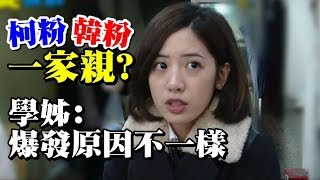柯粉韓粉一家親？學姊：爆發的原因不一樣