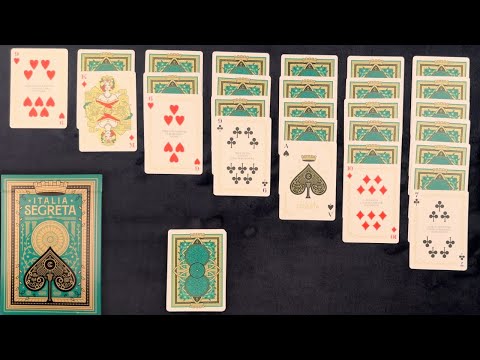 The Italia Segreta Deck ~ ASMR Solitaire #680