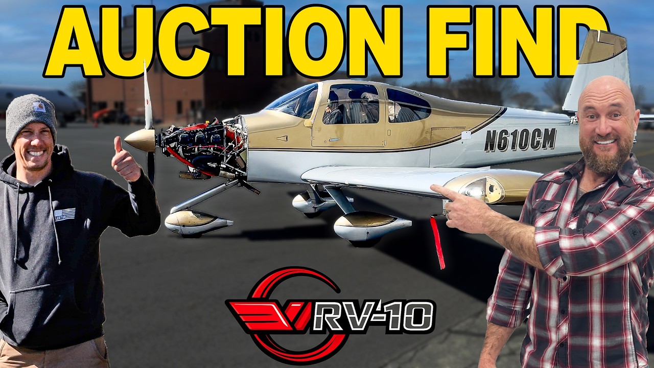 Inspecting Abandoned RV10 Airplane Rescue