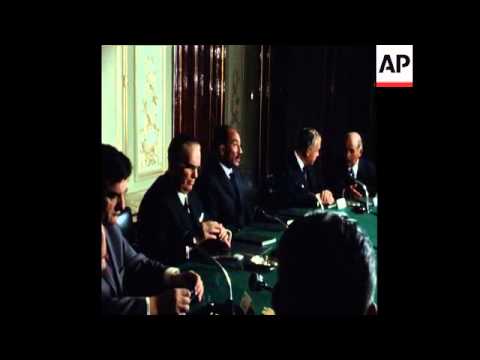 SYND20/02/71 PRESIDENT TITO OF YUGOSLAVIA VISITS EGYPT