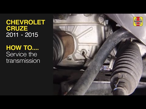 How to Service the auto transmission on the Chevrolet Cruze 2011 to 2015