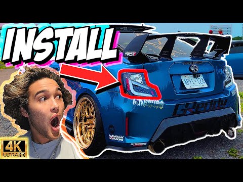 HOW TO: Install Spec-D Scion TC 2 tail lights ON TC 2.5!(EASY)[4K] 2011-2013 taillights on 2014-2016