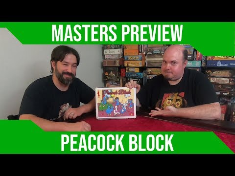 Peacock Block Board Game Review by Masters Of Boarddom