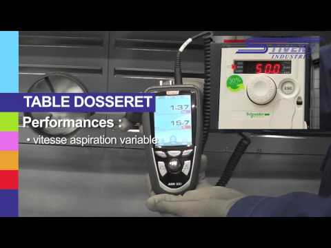 Table à dosseret pour l'aspiration des solvants_3