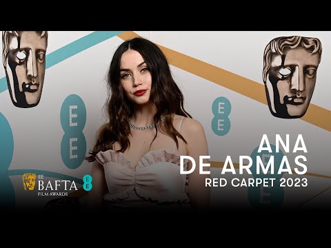 Thumbnail of the video: Ana de Armas Felt The Pressure When Playing Marilyn Monroe | EE BAFTAs Red Carpet