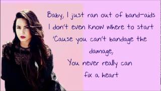 Demi Lovato - Fix a heart (Lyrics)