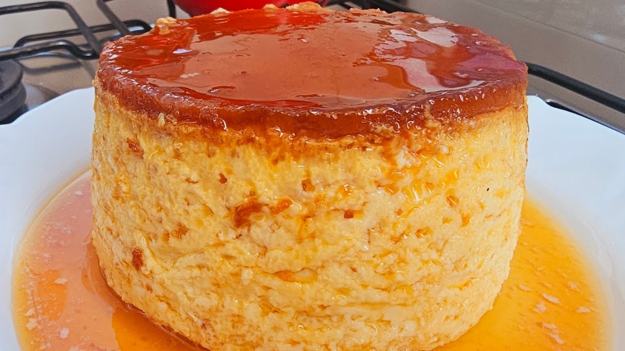 FIZ o FAMOSO PUDIM SEM FORNO QUE TÁ VIRALIZANDO- FÁCIL e RÁPIDO