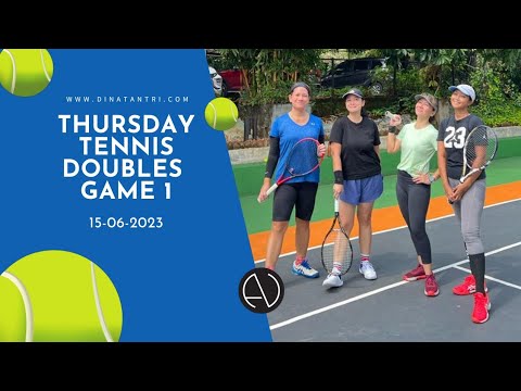 Tennis Doubles Game 1 | Tennis Diary 15 June 2023