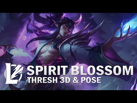 Spirit Blossom Thresh Skin Preview 3D & Pose - League of Legends: Wild Rift