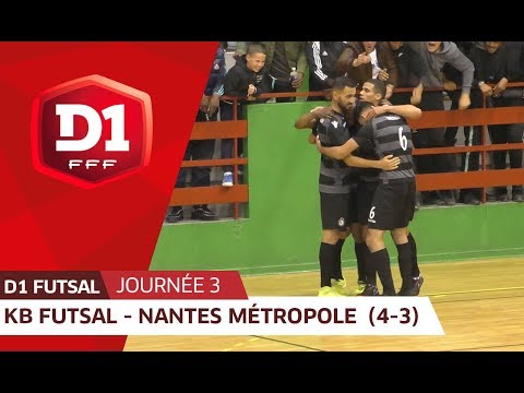 J3 : Kremlin Bicêtre Futsal - Nantes Métropole  (4-3), le résumé
