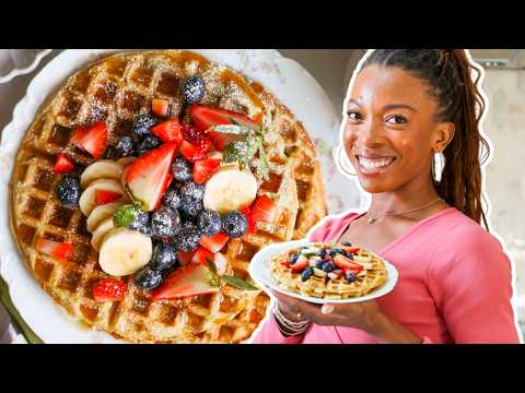 The Secret to PERFECT Vegan Waffles | Better than Waffle House!