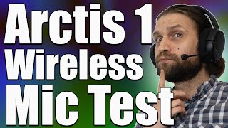 steelseries Arctis 1 Wireless Gaming Headset | Mic Test and unboxing