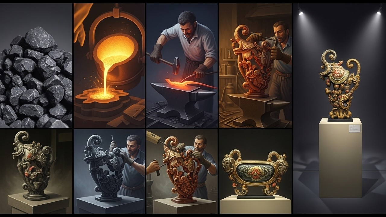 From Raw Iron to Art: Making a Masterpiece Step by Step