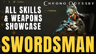Chrono Odyssey - SWORDSMAN CLASS - All Skills and Weapons In-Game Showcase! - New MMORPG PC/PS5/XBOX