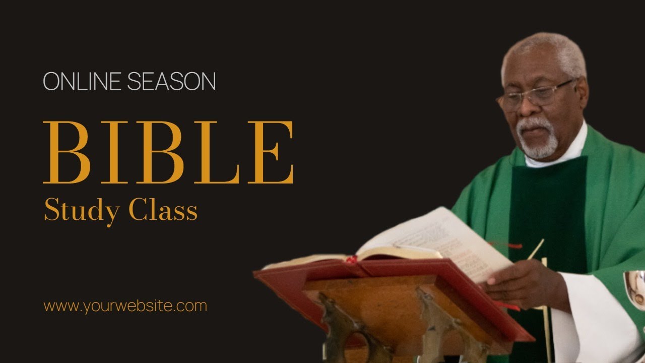 Free Bible Study Announcement Video Template (Customizable) - FlexClip