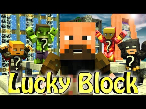 Minecraft | LUCKY BLOCK SUPERHERO BOSS CHALLENGE - SuperHero Villians: The Mandarin