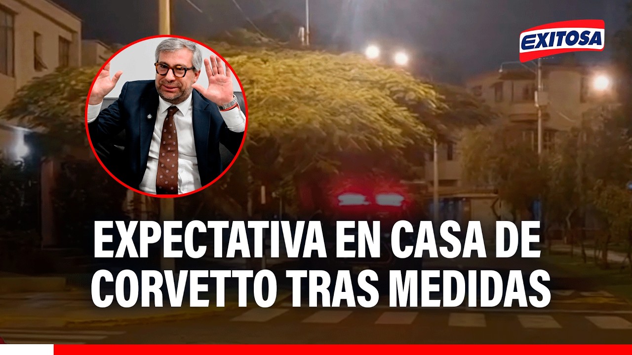 🔴🔵 Expectativa en exteriores de vivienda de Corvetto tras acciones de la Policía Nacional del Perú